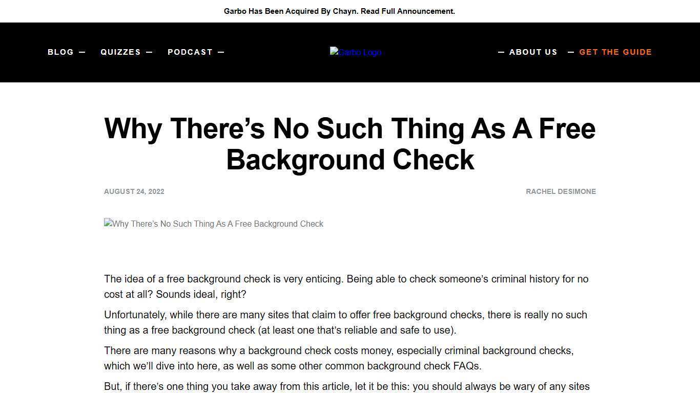 Why There’s No Such Thing As A Free Background Check